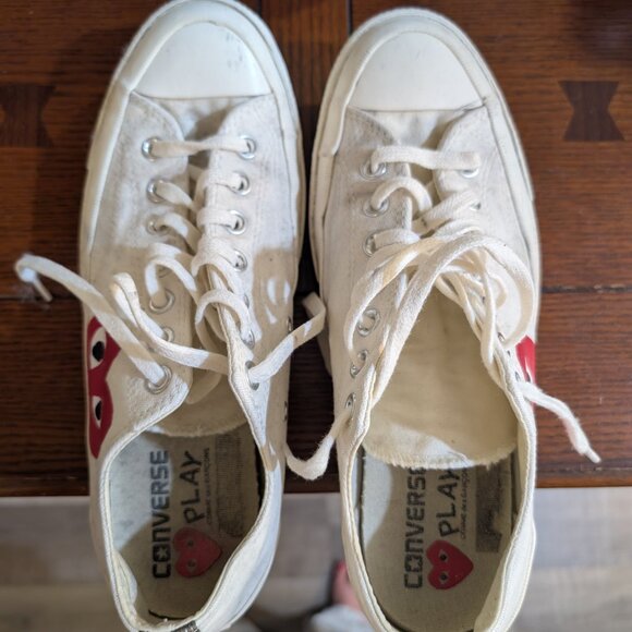 Converse Chuck Taylors - Comme dea Garcons - Unisex men's sz 9, women's size 11 - Picture 2 of 7